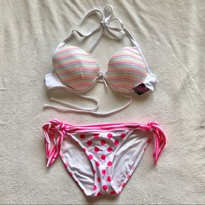 Victoria’s Secret Bikini Sequin Polka Dot 36C M